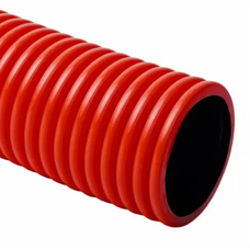 Chránička dvojplášťová, 450N, 52/63 mm, 50m, červená KOPOFLEX