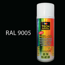 TM - TECH sprej RAL 9005, 400ml, čierna matná