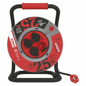 EMOS - BUBON KOV. 4Z 25M 1,5MM GUMA