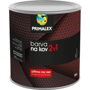 Farba Primalex 2v1 čierna 0,75l