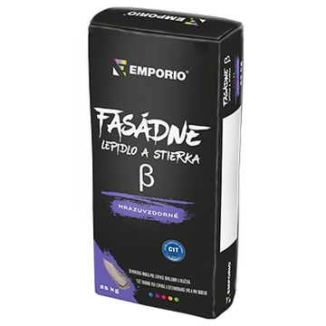 EMPORIO fasádne lepidlo a stierka Beta 25kg mrazuvzd.Special