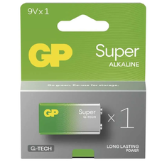 EMOS - Alkalická batéria GP Super 6LR61 (9V) 1 ks
