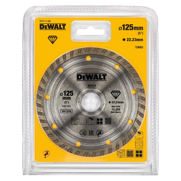 DEWALT - KOTÚČ DELIACI DIAM. 125x22,2mm TURBO REZANIE MRAMOR