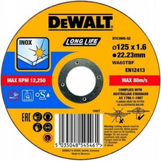 DEWALT - Kotuč rezný na nerez 125x1,6 mm Typ1 - DT43906
