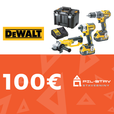 Darčeková poukážka DEWALT 100€ - DEW100