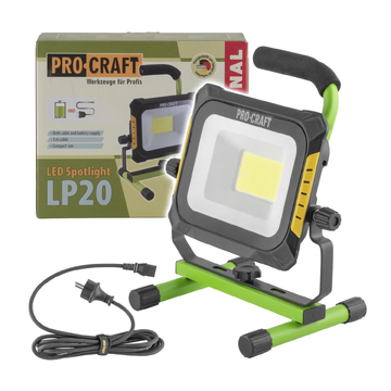 PROCRAFT LP20 LED reflektor akustický/220V (bez batérie a nabíjačky)