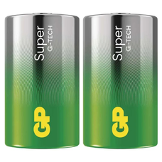 EMOS - Alkalická batéria GP Super LR20 (D), 2 ks