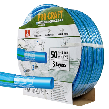 PROCRAFT Záhradná hadica 3xvrstva  1/2&quot; 50m