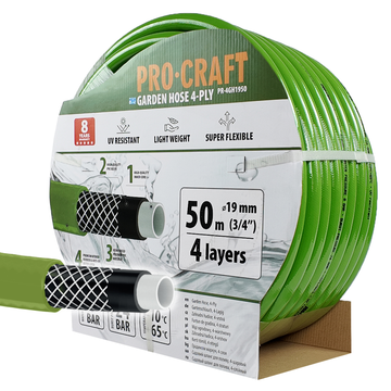 PROCRAFT Záhradná hadica 4xvrstva  3/4&quot; 50m