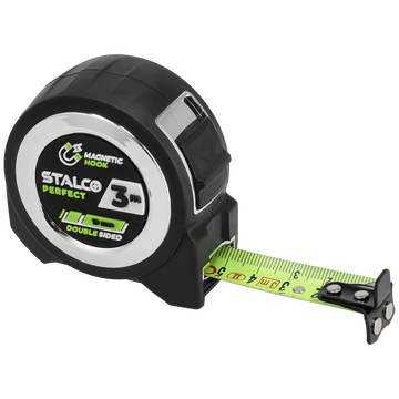 STALCO-Zvinovací meter s magnetickým háčikom - 3 m x 19 mm