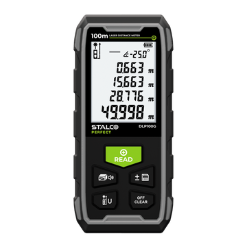 STALCO-Laserový diaľkomer DLP100G 100 m