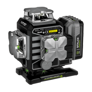 STALCO-Krížový laser 4D LLP4DG zelený