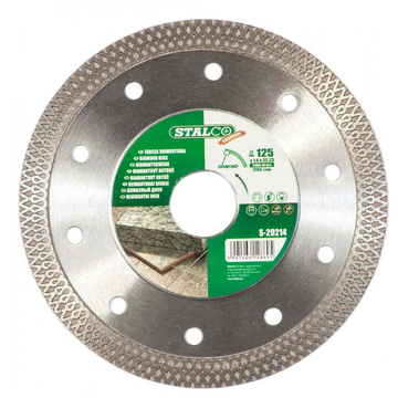 STALCO-Diamantový kotúč nakeramiku - O125 x 1,4 x 22,23 mm
