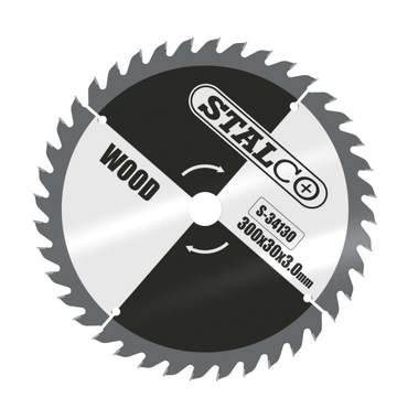 STALCO-Pílový kotúč na drevo - O160x20x2,4mm ; 36z ; red.O16 mm ; max 9500rpm