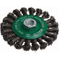 STALCO-Drôtená kefa kotúčová - O100 mm ; závit M14
