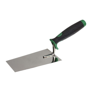 STALCO-Kelňa murárska lichobežníková - 160 mm ; nerezová oceľ