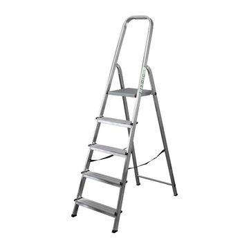 STALCO-Rebrík domový 150kg - 7 stupňov (s podestou) ; 5,6 kg ; 2058 mm ; 1425 mm