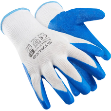 STALCO-Rukavice polyesterové S-LATEX B ECO - veľ. 9