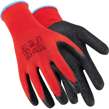 STALCO-Rukavice polyesterové S-LATEX R ECO - veľ. 9