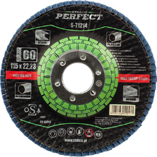 STALCO-Kotúč brúsny listkový - O 125 x 22, 23 mm ; G80 ; korund