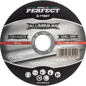 STALCO-Kotúč rezný na hliník - O 125 x 1,0 x 22, 23 mm