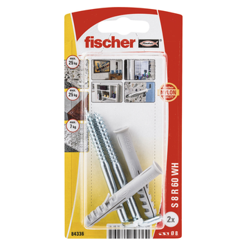 FISCHER - S 8 R 60 WH K blister