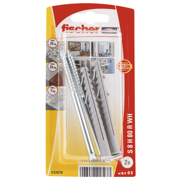 FISCHER - S 8 H RW K NV blister