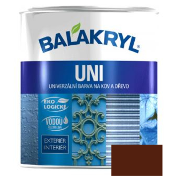 Farba Balakryl Uni mat 0245 0,7kg - tmavo hnedý