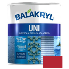 Farba Balakryl Uni mat 0830 0,7kg - červený