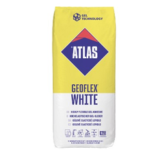 ATLAS GEOFLEX BIAŁY-  bílé gelové elastické lepidlo 2-15 mm  třída C2TE/5kg