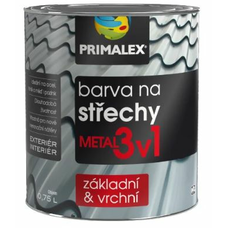 Farba Primalex Metal 3v1 sivá 2,5l