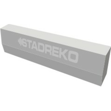 STADREKO Obrubník cestný 100x25x15cm sivá so skosením