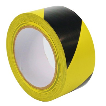 Páska Strend Pro, 50 mm, L-33 m, PVC, lepiaca, výstražná, žltá/čierna
