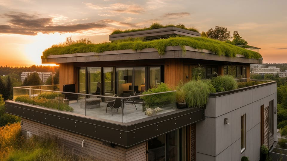 Zelené strechy sú budúcnosť. Aké sú hlavné výhody vegetačnej strechy pre obyvateľov domu aj životné prostredie? 